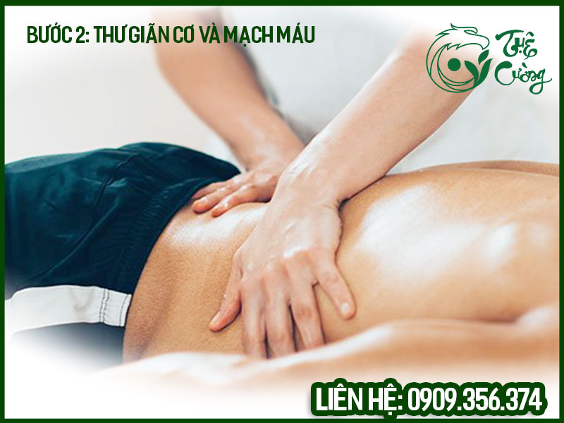 Hình minh họa bước 2 quy trình chăm sóc Đông Y