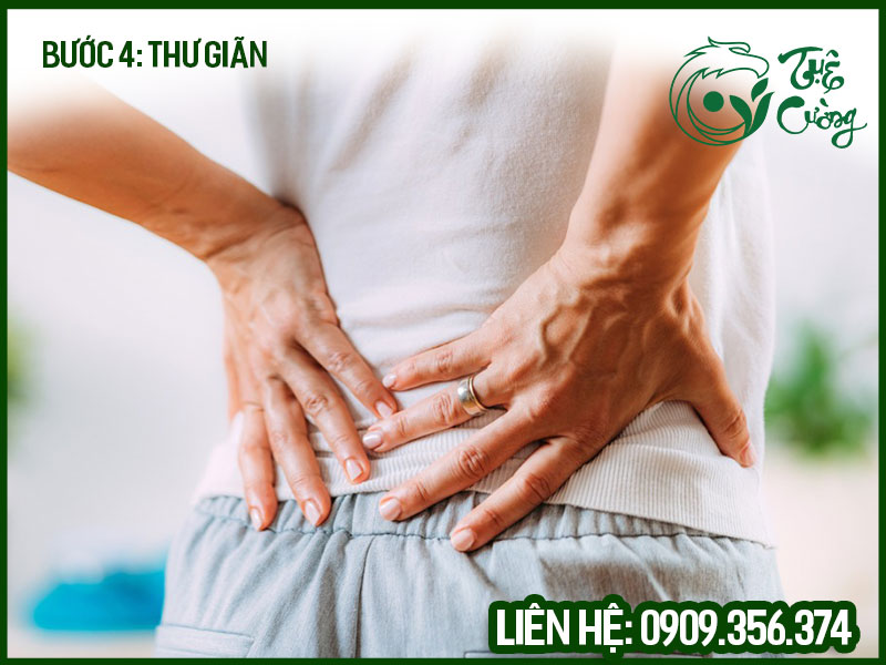 Hình minh họa bước 4 của quy trình chăm sóc Đông Y
